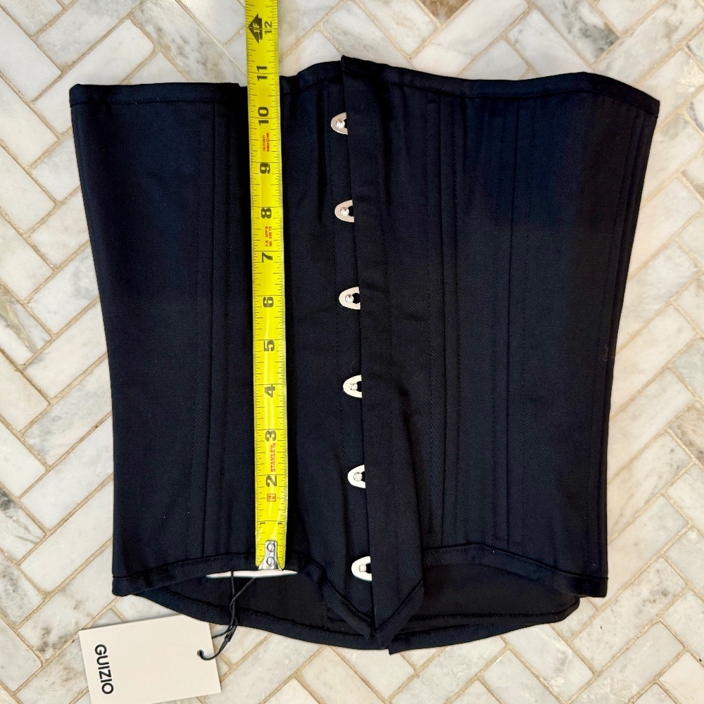 Guizio Black Lorient Waist Corset, Sz. SM. **NWT** - Picture 7 of 9